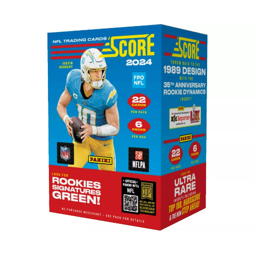 2024 Panini Score Football Trading Cards NFL Blaster Box