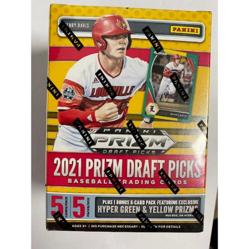 2021 Panini Prizm Draft Picks Baseball Blaster Box Trading Cards