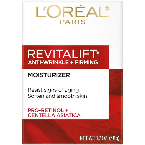 L'Oreal Paris Revitalift Anti-Wrinkle plus Firming Day Face Moisturizer, 1.7 oz