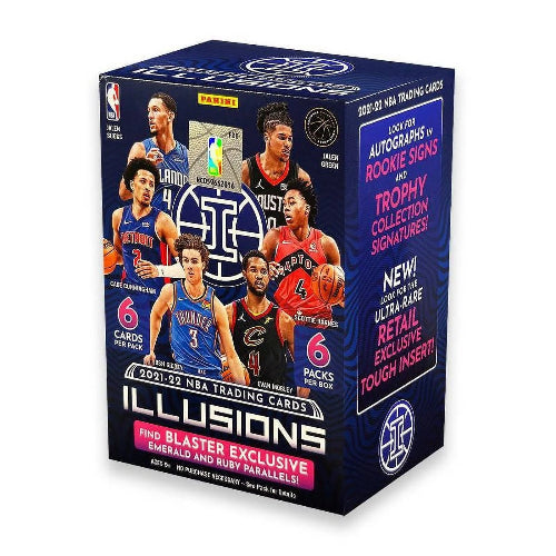 2021-22 Panini Illusions Basketball Blaster Box Trading Cards