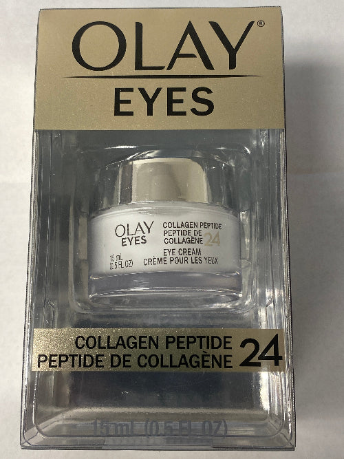 Olay Regenerist Collagen Peptide 24 Eye Cream, Fragrance-Free, All Skin, 0.5 fl oz