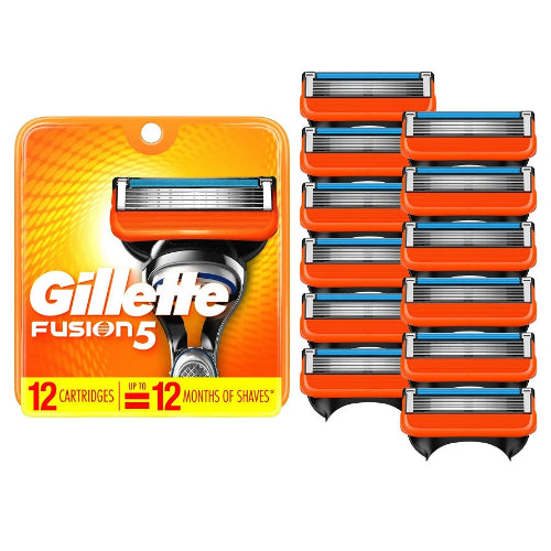 Gillette Fusion5 Men's Razor Blade Refills, 12 Count