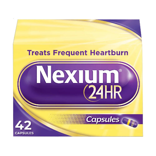 Nexium 24HR Acid Reducer Heartburn Relief Capsules With Esomeprazole Magnesium - 42 Count