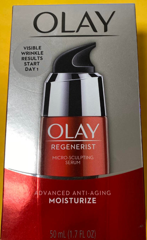 Olay Regenerist Micro-Sculpting Serum, Face Moisturizer, Reduces Fine Lines & Wrinkles, All Skin, 1.7 fl oz