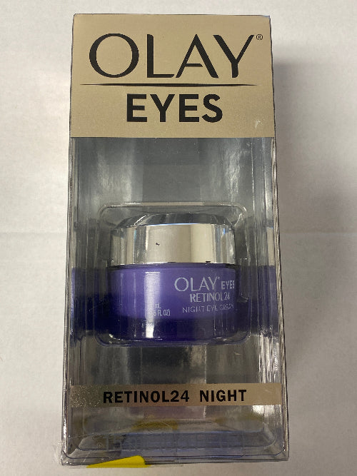 Olay Retinol 24 Night Eye Cream, Fragrance-Free, Normal Skin, 0.5 fl oz