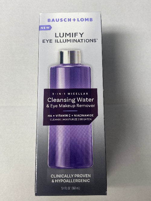 LUMIFY Eye Illuminations™ 3-IN-1 Micellar Cleansing Water & Eye Makeup Remover, 5.4 FL OZ