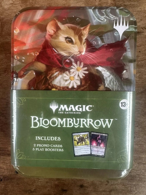 Magic The Gathering Bloomburrow Tin (2 Promo Cards, 5 Play Booster Packs) Mouse